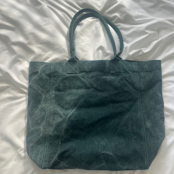 Isabel Marant Large Yenky Tote Green - Picture 2 of 3